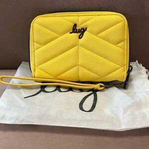 Lug Rodeo 2 Matte Luxe VL Wristlet Wallet in Banana Icepop